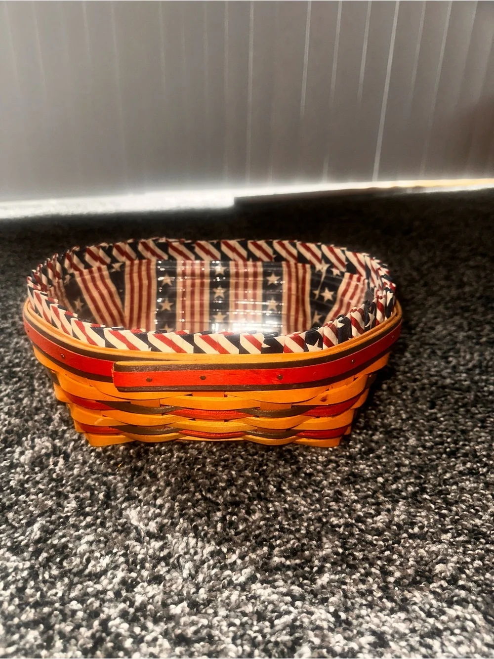 Longaberger Blue Ribbon Bread Basket